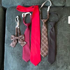 Assorted Red and Brown Ties